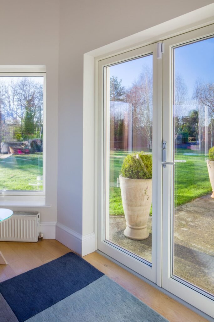 View to the outside garden.