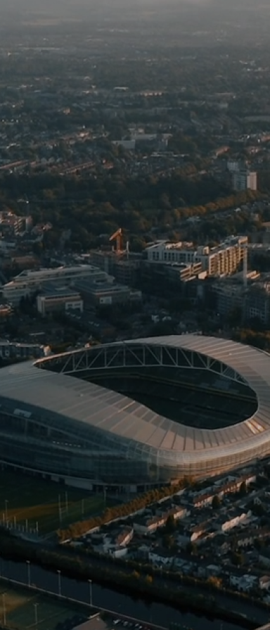 City view from above.