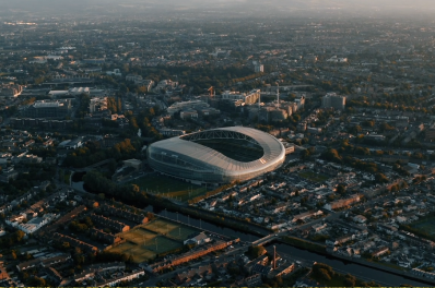 City view from above.
